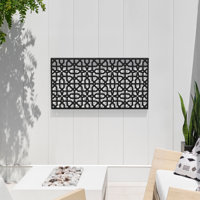 Screen Series Parilla Plastic Black Screen Panel by Veradek
