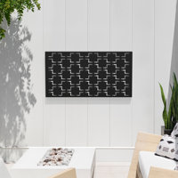 Screen Series Quadra Plastic Black Screen Panel by Veradek