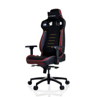 Vertagear PL4800 Ergonomic Big & Tall Gaming Chair Featuring Contourmax Lumbar & Vertaair Seat Systems - RGB LED Kits Upgradeable - Black/White by Vertagear