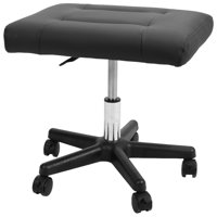 VIVO Black 2-In-1 Ergonomic Footrest, Height Adjustable Desk Stool by Vivo