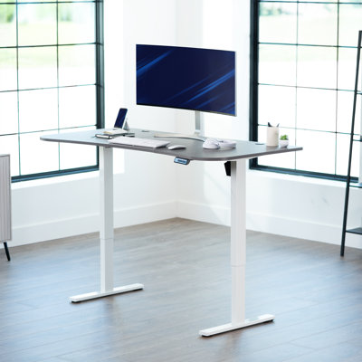 Electric 63" x 32" Stand Up Desk (DESK-KIT-1B1B Series) by Vivo
