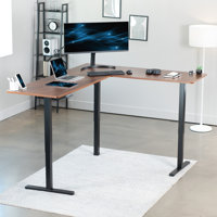 VIVO Electric Corner Desk, L-Shaped Workstation by Vivo
