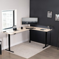 VIVO Electric Corner Desk, L-Shaped Workstation by Vivo