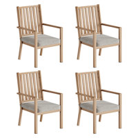 Deidre Aluminum Outdoor Patio Dining Chair Set of 4 by Wildon Home
