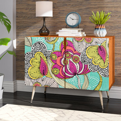 Valentina Ramos Beatriz 2 Door Credenza Cabinet by East Urban Home