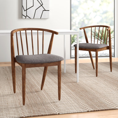 Guimond Arm Chair in Gray/Brown by Mercury Row