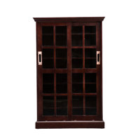 Espresso Windowpane Media Cabinet by Wildon Home