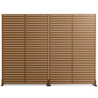 72" H x 47" W Metal Privacy Screen, Outdoor Privacy Screens - Decorative Outdoor Divider with Stand, Outdoor privacy Panels for Balcony & Patio by UFURYRIDE