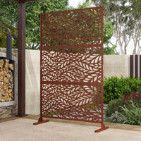 Pacifa Series Metal Privacy Screen with Leave Pattern by UIXE