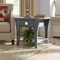 Cathaoir End Table with Storage by Wade Logan