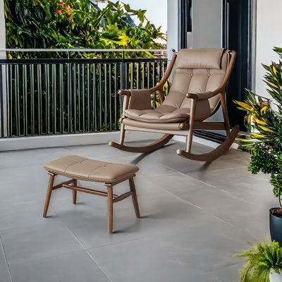 Solid Wood Rocking Chair by VIBORZ