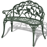 Aluminium Garden Bench by Mistana