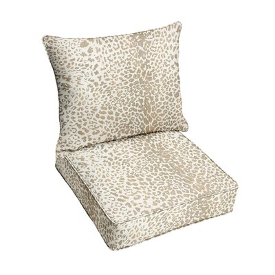 Hive Indoor/Outdoor Sunbrella Seat/Back Cushion by Rosdorf Park