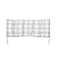 Plaid Indoor/Outdoor Tufted Bench Cushion by Mozaic Company