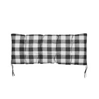 Plaid Indoor/Outdoor Tufted Bench Cushion by Mozaic Company