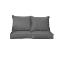 Sunbrella Outdoor Solid Textured Loveseat Pillow And Cushion Set by Mozaic Company