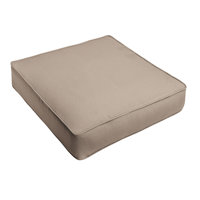 Sunbrella Outdoor Solid Textured Corded Deep Seating Cushion by Mozaic Company