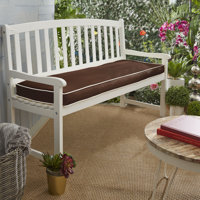 Indoor/Outdoor Sunbrella Bench Cushion by Bay Isle Home
