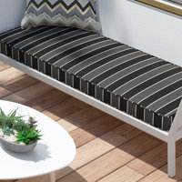 Stripe Indoor/Outdoor Sunbrella Seat Cushion by Brayden Studio