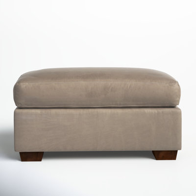 Cranbrook Genuine Leather Ottoman
