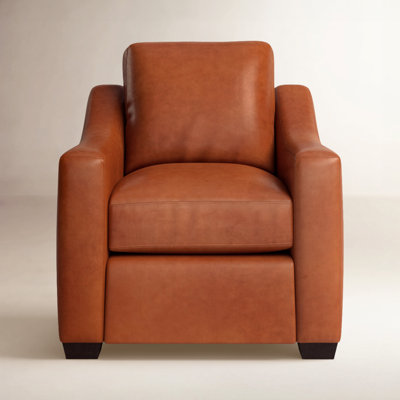 Cranbrook Leather Accent Chair by Birch Lane