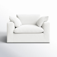 Remy Slipcovered Chair And A Half by Joss & Main