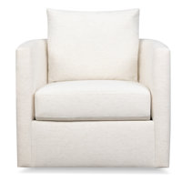 Carmella Upholstered Swivel Chair by Joss & Main