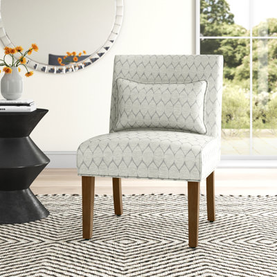 Canita 23.25" Wide Polyester Slipper Chair by Wade Logan