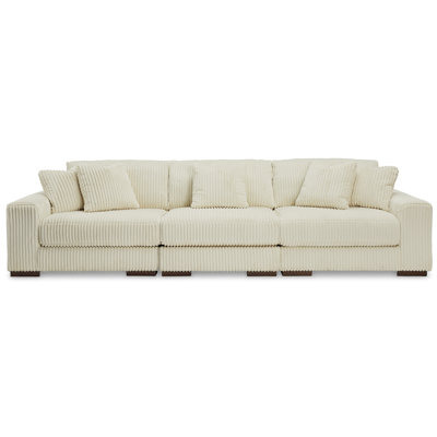 Lindyn Ivory 3pc Sectional Sofa