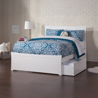 Fleenor Solid Wood Platform Bed with Matching Footboard and Storage Drawers by Viv + Rae