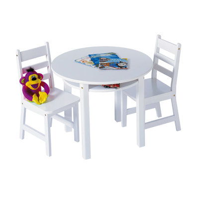 Beaconsdale Kids Round Play Table and Chair Set by Harriet Bee