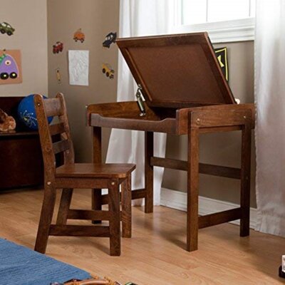 Beaconsdale Kids Art 25" Writing Desk and Chair Set by Harriet Bee