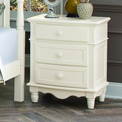 Acevedo 3 - Drawer Nightstand in Off White by Three Posts Baby & Kids