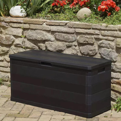 East Urban Home Burkhart 74 Gallon Water Resistant Lockable Deck Box by East Urban Home