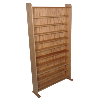 Shelf-Style Wooden CD Rack - 02 Series by Rebrilliant