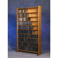 Shelf-Style Wooden CD Rack - 02 Series by Rebrilliant