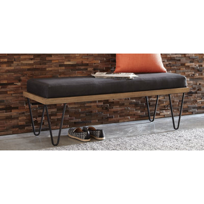 Evadale 100% Polyester Bench by Wade Logan