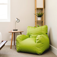 Big Joe Dorm Bean Bag Chair with Drink Holder and Pocket, Durable Polyester by Big Joe