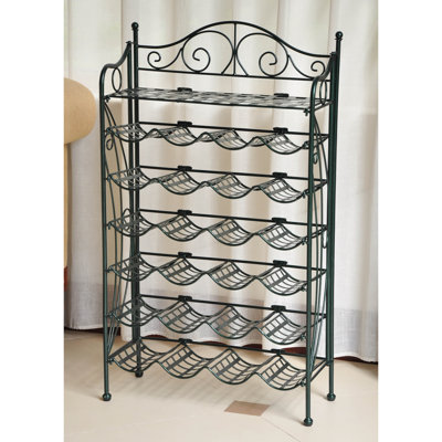 Apisan 24 Bottle Floor Wine Bottle Rack by Lark Manor