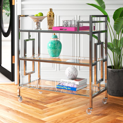 Palvi Serving Bar Cart by Mercer41