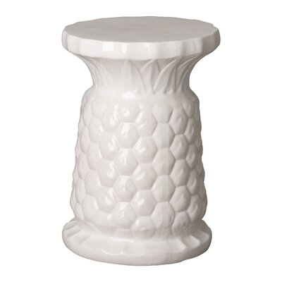 Shellson Pineapple Garden Stool by Bay Isle Home