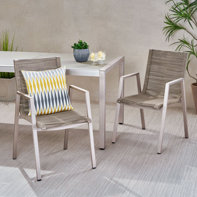 Castine Patio Dining Chair by Orren Ellis