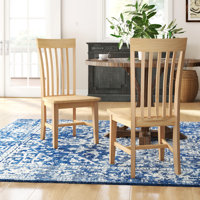 Maner Slat Back Solid Wood Dining Chair by Langley Street