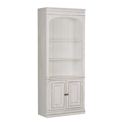 Colchester Storage Bookcase w/ 3 Shelves and 1 Cabinet by Laurel Foundry Modern Farmhouse