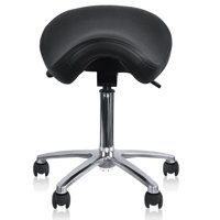 Saddle Chair Ergonomic Tilt Adjustable Saddle Stool Office Task Chair by Inbox Zero