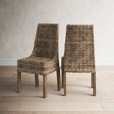 Armine Wicker Side Chair by Birch Lane