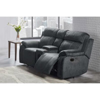 Bryne 77.5" Pillow Top Arm Reclining Loveseat by Red Barrel Studio