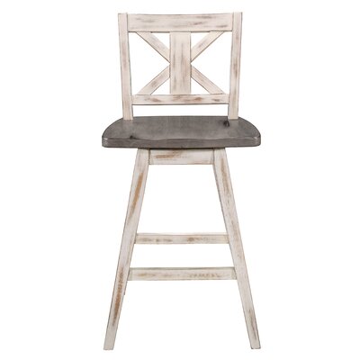 Sheila Swivel 24" Counter Stool by One Allium Way