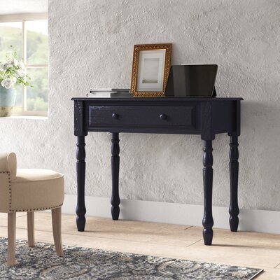 Loyola Rectangular Writing Desk with Flip Top 1 Drawer