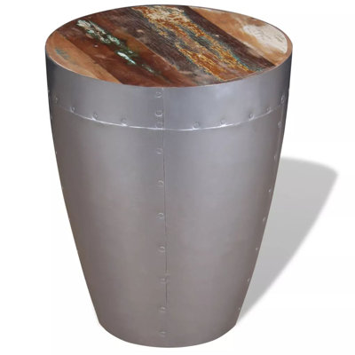 Aviator Stool Solid Reclaimed Wood by Williston Forge